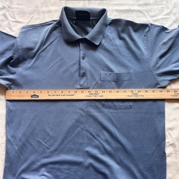 Flotta Mercantile Mens Polo XL Blue Gray Short Sleeves read - Picture 5 of 10